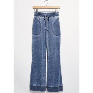 NWT Free People Cozy Cool Lounge Pant / Blue